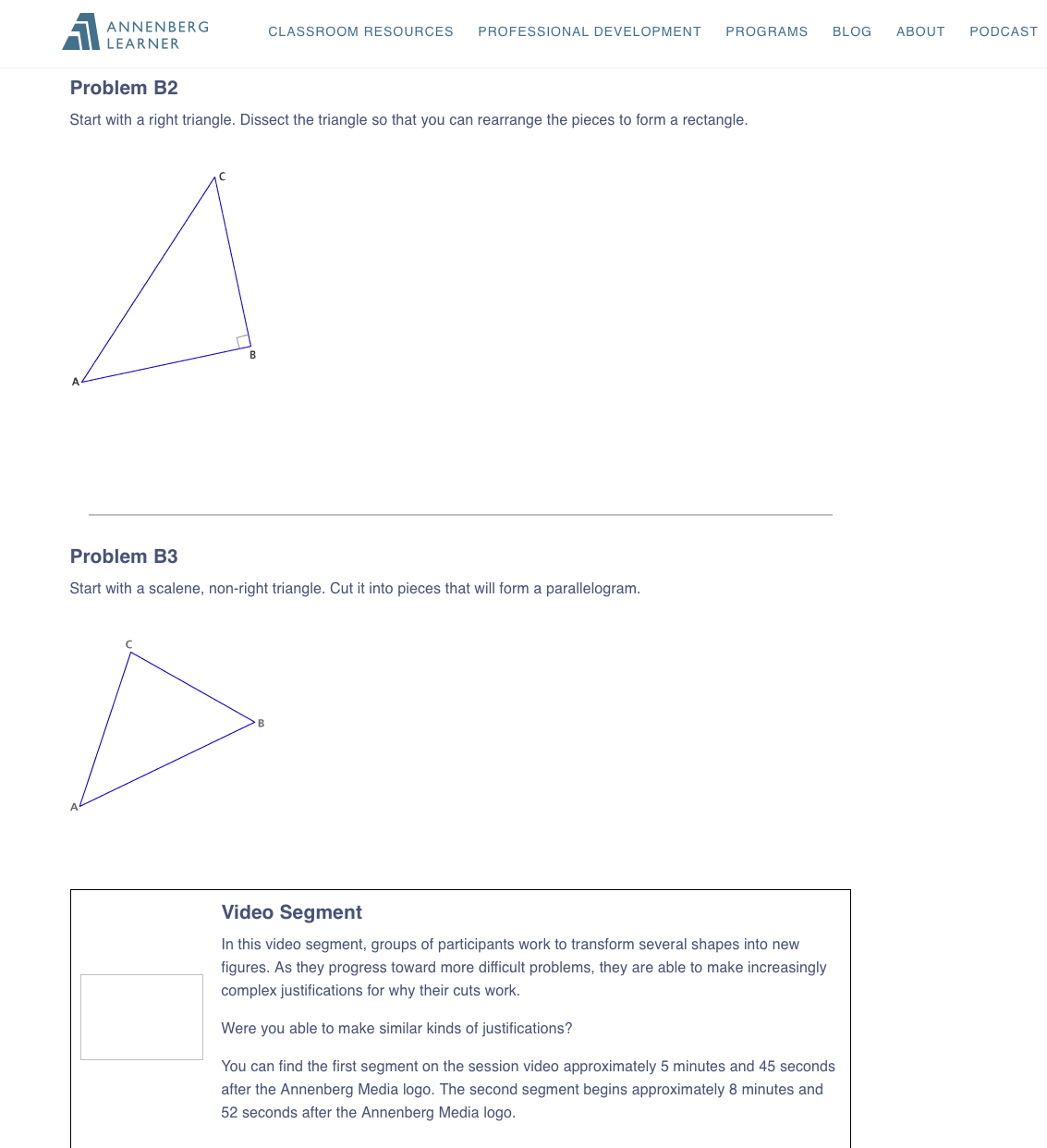LearningMath: Geometry course